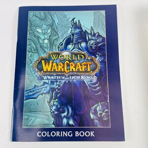 2009 World of Warcraft Wrath of the Lich King Coloring Book Blizzard WOW Game